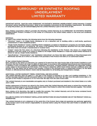 Download SURROUND VR Warranty Guide