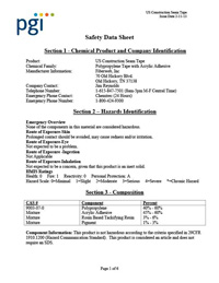 Download TYPAR Construction Tape MSDS