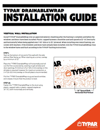 Download TYPAR DrainableWrap Installation Guide