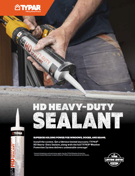 Download TYPAR HD Heavy Duty Sealant Sell Sheet