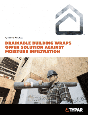 Drainable building wrap