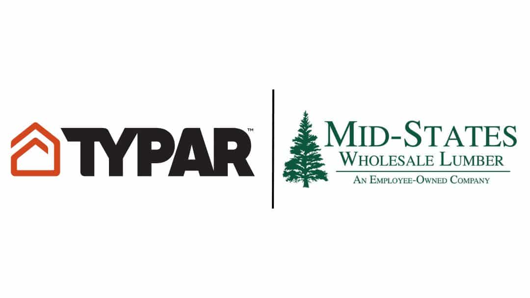 TYPAR EXPANDS DISTRIBUTION WITH MID-STATES WHOLESALE LUMBER