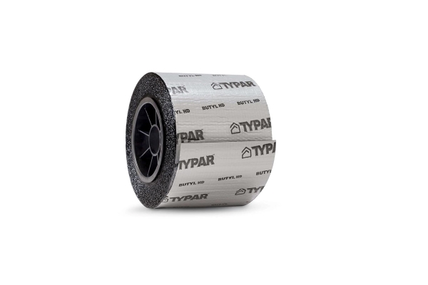 Typar Butyl Flashing products in back of a truck